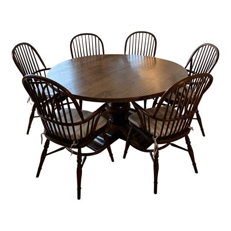 Farmhouse Dining Table And Chairs Chairish