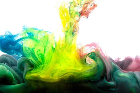 Ink In Water Abstract Background Ink Swirling In Water Ink In