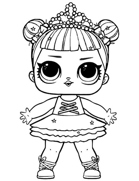 Lol Doll Rocker Coloring Pages Coloring And Drawing