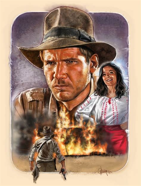 The official home of indiana jones on twitter. Indiana Jones y la Muerte de Marion por jjpeartnoy | Dibujando