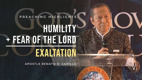 Humility Fear Of The Lord Exaltation Youtube