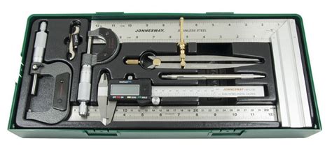 7 Piece Precision Measuring Tool Kit Jonnesway Tools