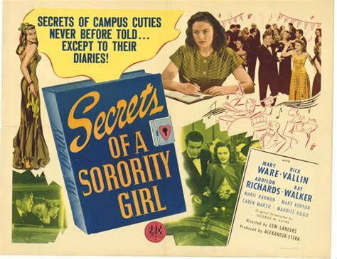 Secrets Of A Sorority Girl Secrets Of A Sorority Girl 1945 C
