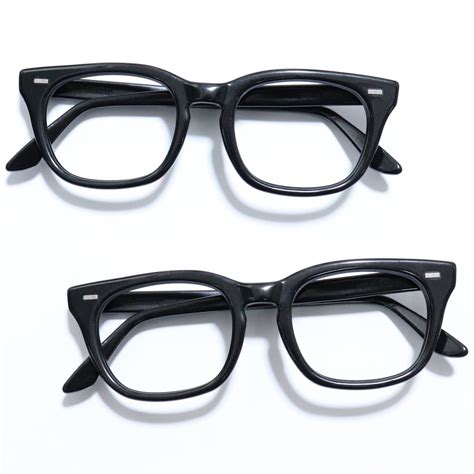vintage 1970 s halo optical uss military official g i glasses black 50 20 ｜ ミリタリー眼鏡
