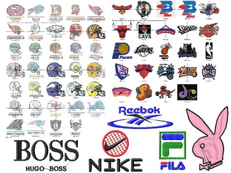 3500 Famous Maker Embroidery Designs Logos