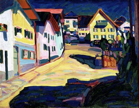 Houses At Murnau 1909 Wassily Kandinsky Reprint Poster Etsy In 2021