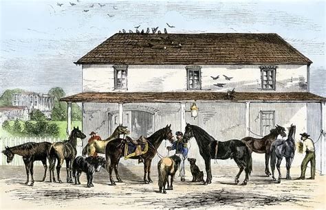 Stable Behind The White House 1869 Photos Prints Posters Framed
