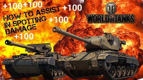 How To Assist Spotting Damage World Of Tanks Console Youtube