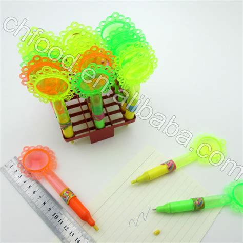 magnifier pen toy with candy pen toys candy china chfood price supplier