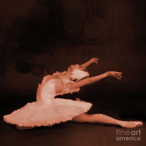 Ballet Dancer In White 01 Painting By Gull G Fine Art America