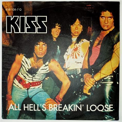Kiss Single All Hells Breakin Loose Germany Eulenspiegel S