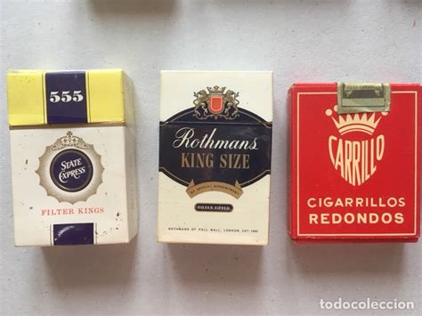 Lote 10 Cajas Cigarrillos Enteras Comprar Paquetes De Tabaco Antiguos