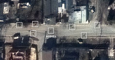 Dead Lay Out In Bucha For Weeks Refuting Russian Claim Satellite Images Show The New York Times