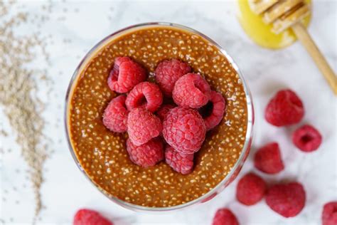 Chocolate Raspberry Chia Pudding For Antioxidants And