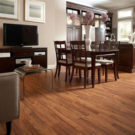 Can laminate flooring be returned? allen + roth Toasted Butternut 7.96-in W x 3.97-ft L Embossed Wood Plank Laminate Flooring at ...
