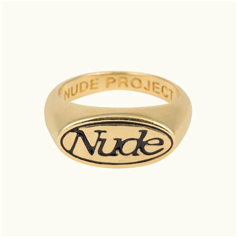 Hombre Mujer Ring Gold Joyas Nude Project Megan McCooey