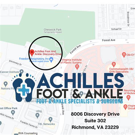 Stepping Forward Achilles Foot And Ankle 8006 Discovery Drive