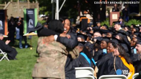 Soldier Returns Home To Surprise Mom At Graduation