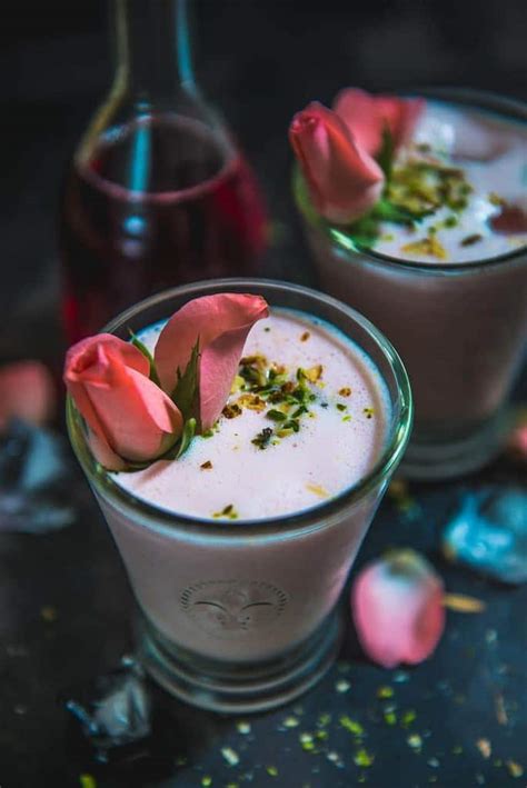 Rose Lassi Recipe Rose Flavoured Yogurt Drink Whiskaffair