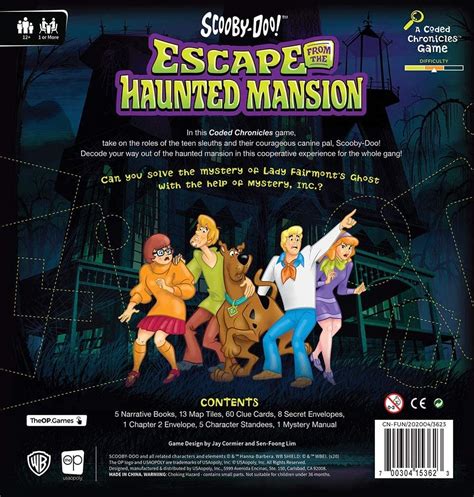 Scooby Doo Escape From The Haunted Mansion Across The Board Game Cafe