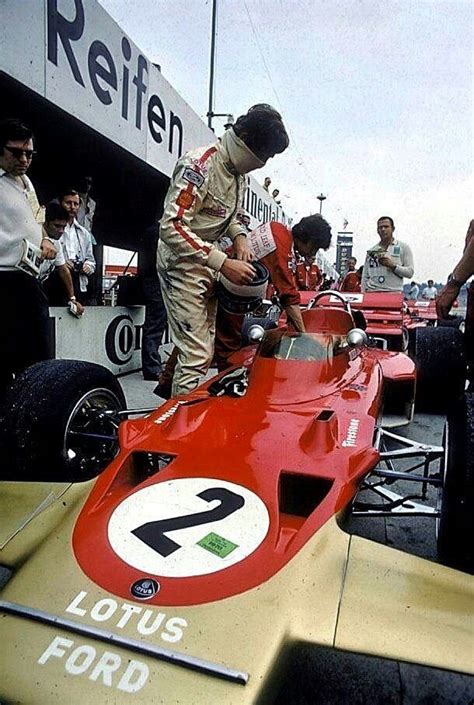 German F1 World Champion Jochen Rindt Getting Ready To Power His Gold