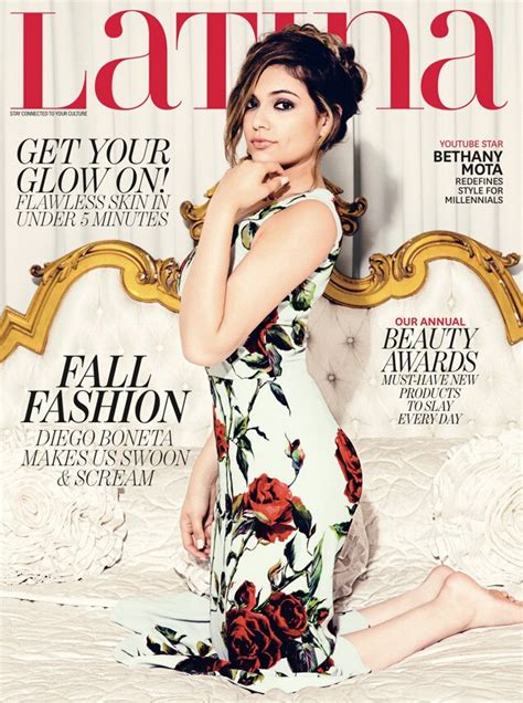 Youtube Star Bethany Mota Covers Latina Magazine Reveals Her Struggle With Bullying I Felt