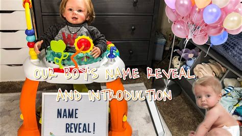 Toddler Name Reveal And Introduction Youtube