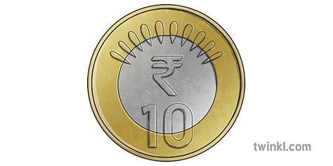 10 Rupee Coin Indian Rupees Currencies Around The World Display Photos Ks2