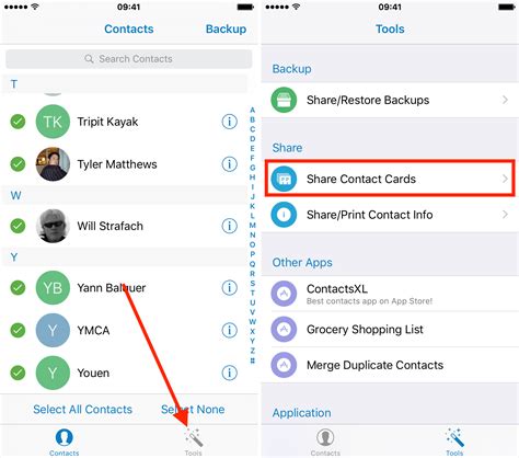 Install the my contact backup app from app store. How to export iPhone contacts