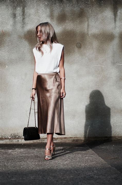 5 Easy Ways To Style Satin Skirts To Look Like A Fashionista Work