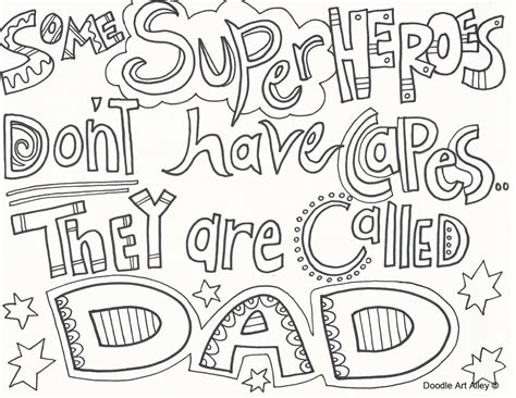Be sure to visit many of the other holiday coloring pages aswell. Fathers Day Coloring Pages - Doodle Art Alley
