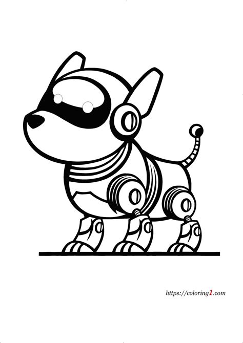 Robot Dog Coloring Pages 2 Free Coloring Sheets 2021