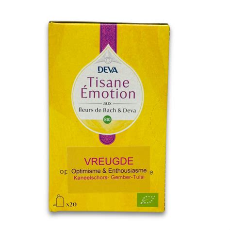 Deva tisane joie mélange fleurs de Bach