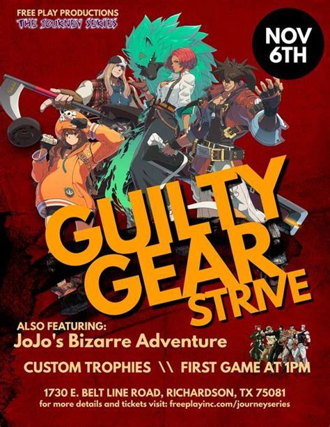 Journey Series Guilty Gear Strive Ft Jojos Bizarre Adventure Free