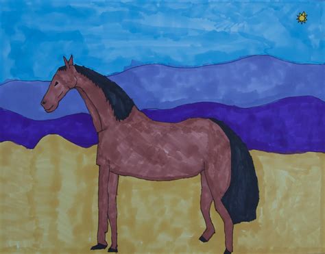 art classes  homeschool students mustang horse