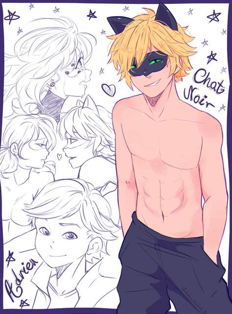 Chat Noir Shirtless With Images Miraculous Ladybug Miraculous