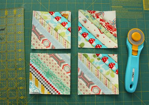 Easy Scrap Fabric Quilt Block Diary Of A Quilter A Quilt Blog