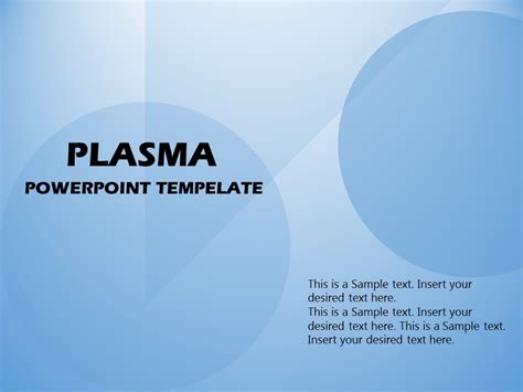 Plasma Powerpoint Template Slide Slidevilla
