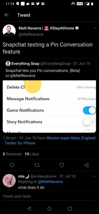 Snapchat Pin Conversation On Android And Ios Heres What We Know So