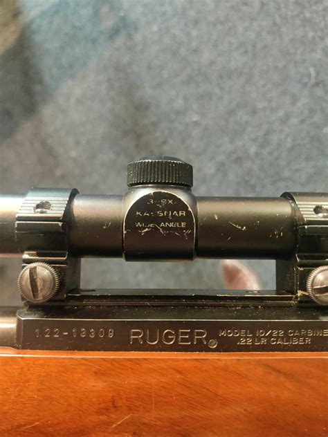 Early 80s Ruger And Scope R1022