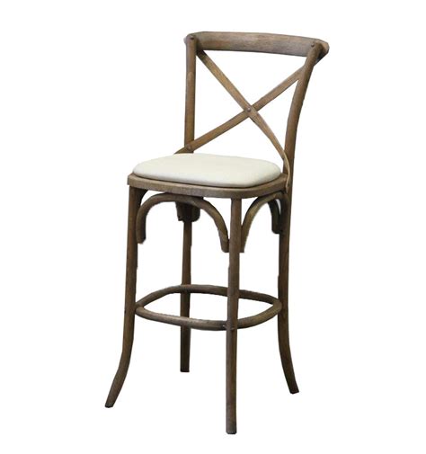 With three height choices, the criss cross works in any decor setting, modern or transitional. Glow The Event Store | Cross-Back-Bar-Stool $20.00 - Glow The Event Store