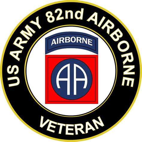 Us Army Veteran 82nd Airborne Sticker Decal