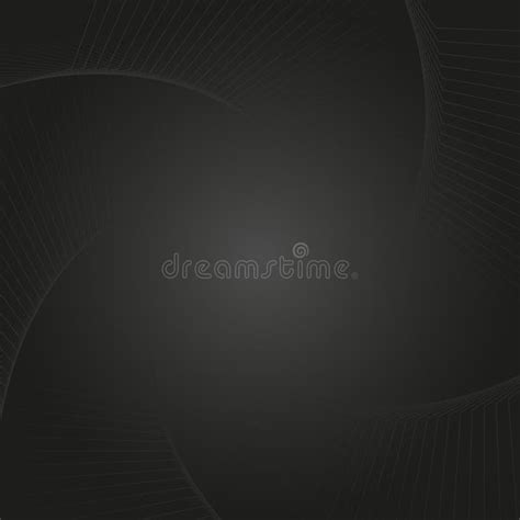 Stylish Black And Grey Swirl Background Stock Vector Illustration Of
