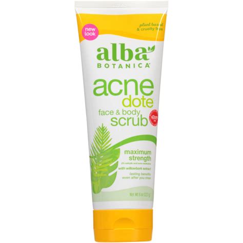 Save On Alba Botanica Acne Dote Face And Body Scrub Maximum Strength