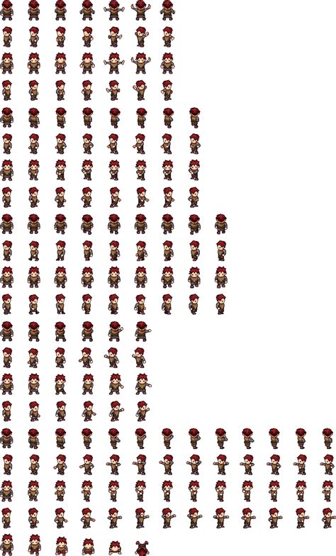 Walking Character Game Sprite Sheet Png Image With Tr