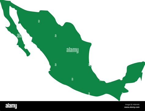 Mexican Map Stock Vector Images Alamy