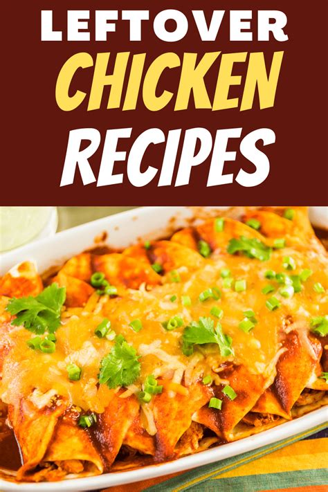25 Easy Leftover Chicken Recipes For Lunch And Dinner Insanely Good
