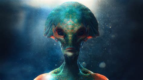 Desktop Wallpapers Aliens Fantasy Head 1920x1080