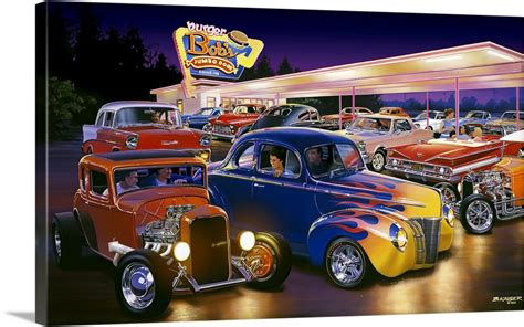 Vintage Car Drive Through Wall Art Canvas Prints Framed Prints Wall Peels Great Big Canvas