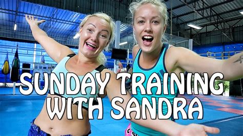 Sunday Muay Thai Training With Sandra Youtube